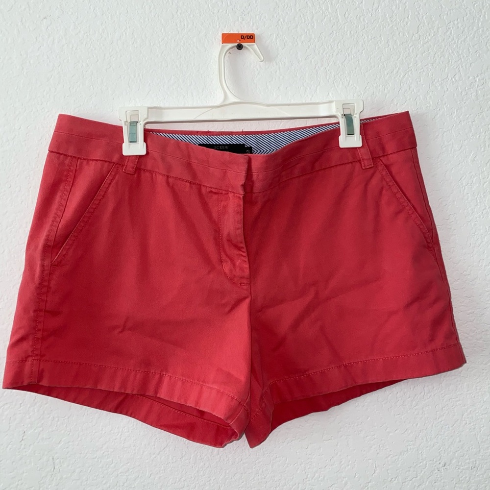 Salmon/Red J Crew “Chino” Shorts